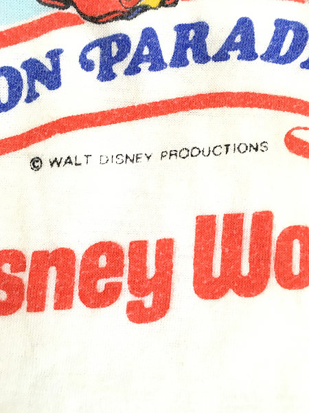 レディース 古着 70s USA製 Walt Disney World 「America on Parade