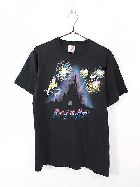 の正規ビンテージ　ディズニー　レア　希少　城　両面　Tシャツ トップス