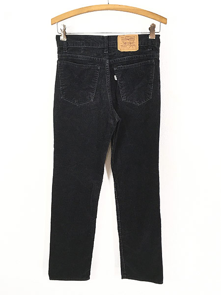 レディース 古着 80s USA製 Levi's 719-1559 519 ブラック