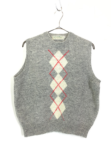 専用 90s vintage argyle wool knit vest