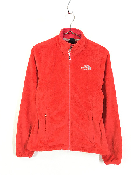 レディース 古着 TNF The North Face もこもこ ボア フリース ジャケット 赤 S 古着【10off】 - 古着 通販 ヴィンテージ　 古着屋 Dracaena ドラセナ