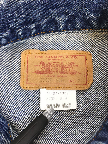 レディース 古着 80s USA製 Levi's 77607-1207 ハンド ポケット付