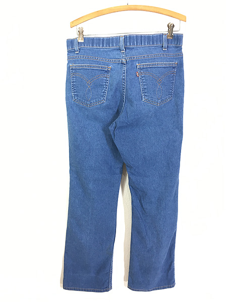 [2] レディース 古着 80s USA製 Levi's Actoin Jeans デニム ブーツカット パンツ ジーンズ W33 L29 古着