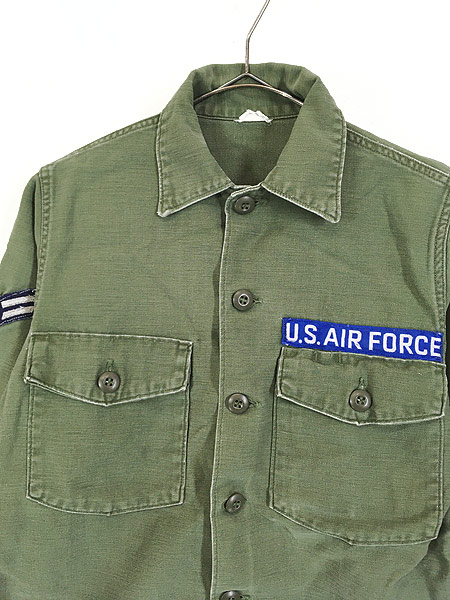 古着 60s 米軍 US AIR FORCE 100%コットンサテン ミリタリー