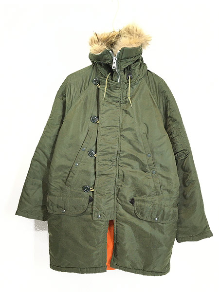 古着 70s USA製 Golden Fleece N-3B タイプ コヨーテ ファー フライト 