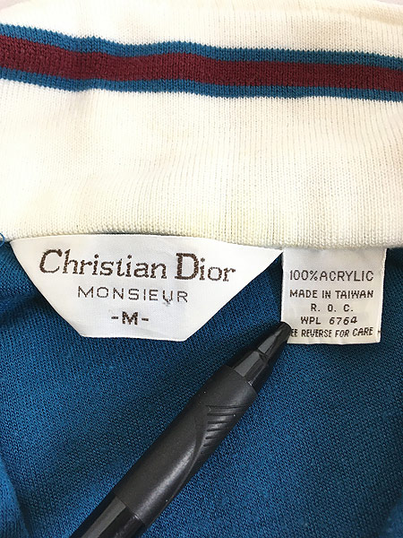 古着 90s Christian Dior クラシック スウェット ジャージ トップ