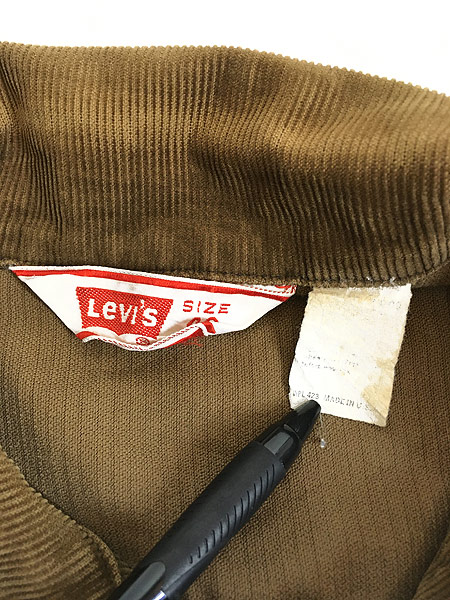 古着 80s USA製 Levis 70505 3rdタイプ コーデュロイ ジャケット