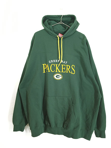 古着 90s NFL Green Bay Packers パッカーズ BIG 刺しゅう スウェット