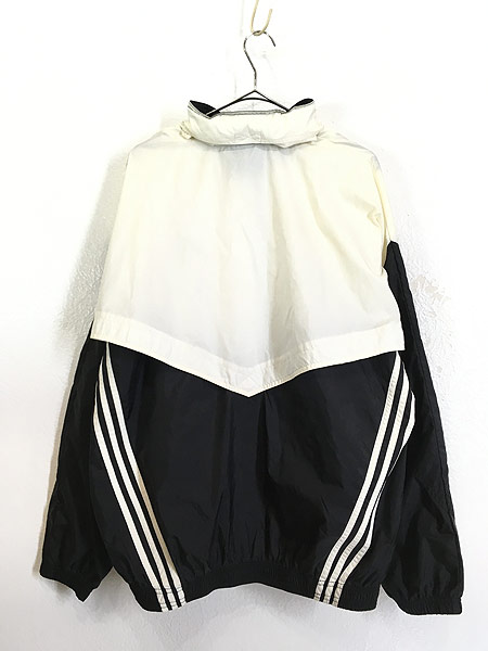 古着 90s adidas トレフォイル ワンポイント 2way モノトーン