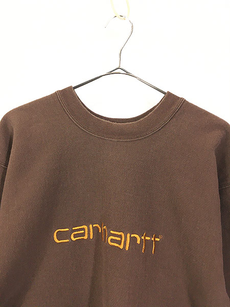 古着 80s Carhartt BIG ロゴ リバース タイプ 肉厚 スウェット