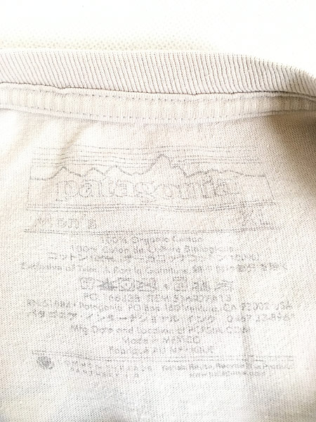 古着 13s Patagonia 「World trout」 トラウト 魚 両面 ロゴ 長袖 T