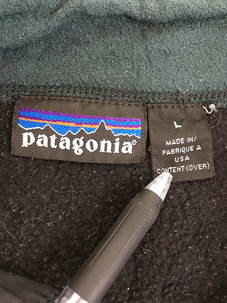 古着 90s USA製 Patagonia 貴重 「Big-T」 ライトウェイト シンチラ