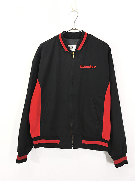 古着 80s USA製 Budweiser バドワイザー 企業 コットン ジャケット