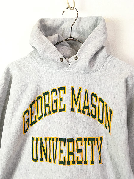 古着 90s Champion Reverse Weave 「George Mason」 カレッジ リバース