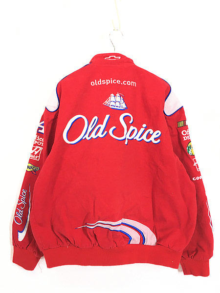 古着 JH Design 「Old Spice」 豪華 刺しゅう レーシング ジャケット