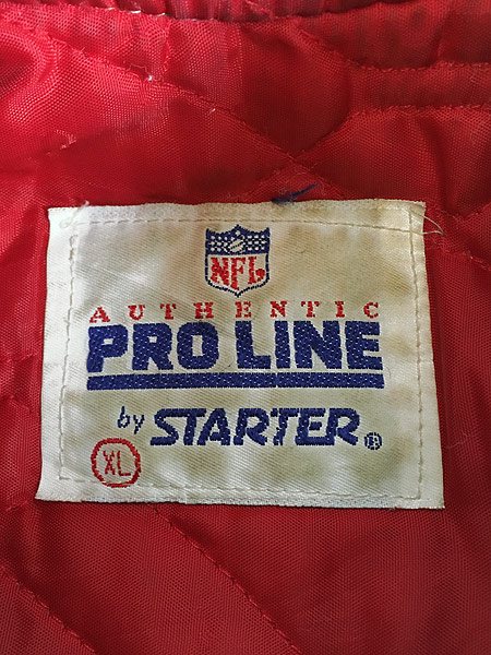 古着 90s NFL San Francisco 49ers 両面 パッチ 光沢 サテン