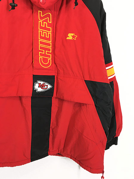 古着 90s NFL Kansas City Chiefs チーフス 2way パデット ナイロン