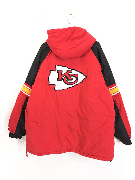 古着 90s NFL Kansas City Chiefs チーフス 2way パデット ナイロン