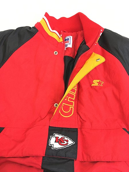 古着 90s NFL Kansas City Chiefs チーフス 2way パデット ナイロン