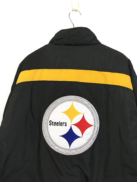 古着 90s NFL Pittsburgh Steelers スティーラーズ 両面 パデット