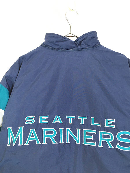 古着 90s MLB Seattle Mariners マリナーズ 2way パデット ナイロン ジャケット パーカー XL 古着【10off】 -  古着 通販 ヴィンテージ 古着屋 Dracaena ドラセナ
