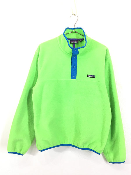 80s USA製 patagonia パタゴニア シンチラスナップt フリース