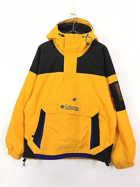 古着 90s Columbia Sport パデット ナイロン アノラック パーカー ...