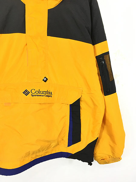 古着 90s Columbia Sport パデット ナイロン アノラック パーカー