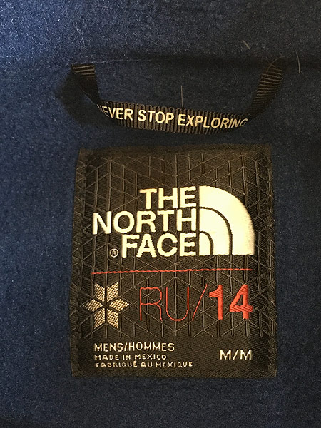 古着 TNF The North Face 赤×青 「RU/14」 POLARTEC デナリ フリース