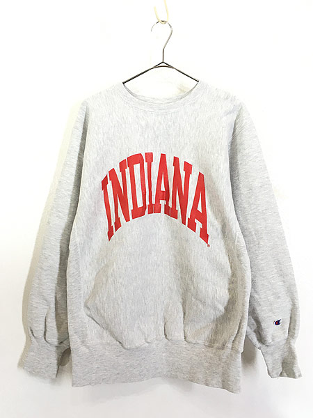 古着 90s USA製 Champion Reverse Weave 「INDIANA」 アーチ リバース