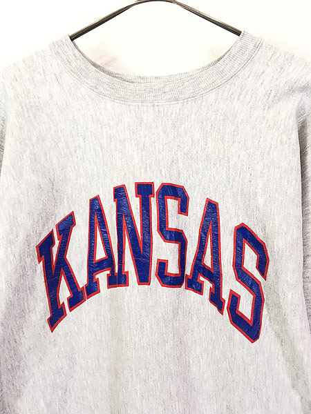 古着 90s Champion Reverse Weave 「KANSAS」 アーチ リバース