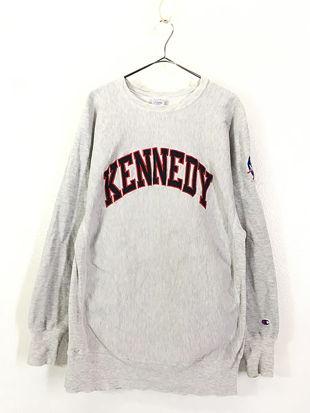 古着 90s Champion Reverse Weave レア!! NASA 「KENNEDY」 3面