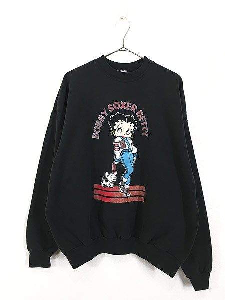 古着 90s BETTY BOOP ベティー ブープ お散歩 スウェット トレーナー