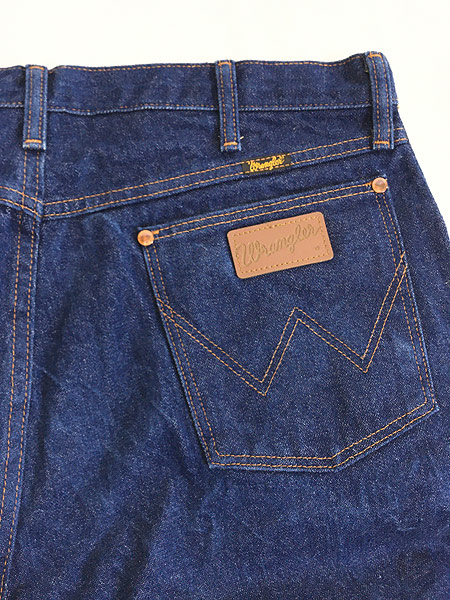 古着 90s USA製 Wrangler 13MWZ 濃紺 デニム パンツ ジーンズ