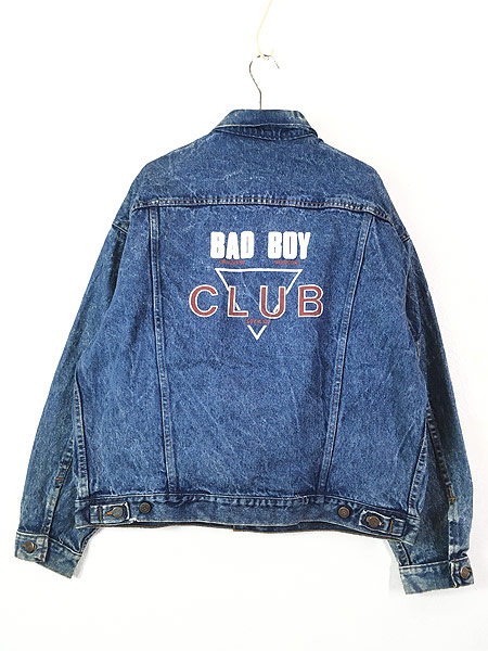 古着 80s USA製 BAD BOY CLUB ストリート デニム ジャケット Gジャン