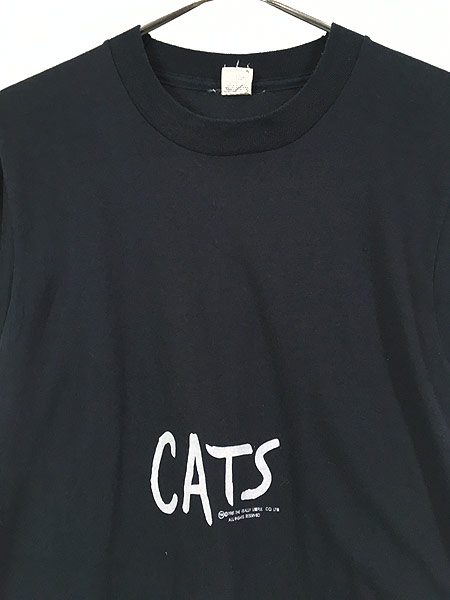 古着 80s USA製 CATS キャッツ ミュージカル グラフィック Tシャツ M 