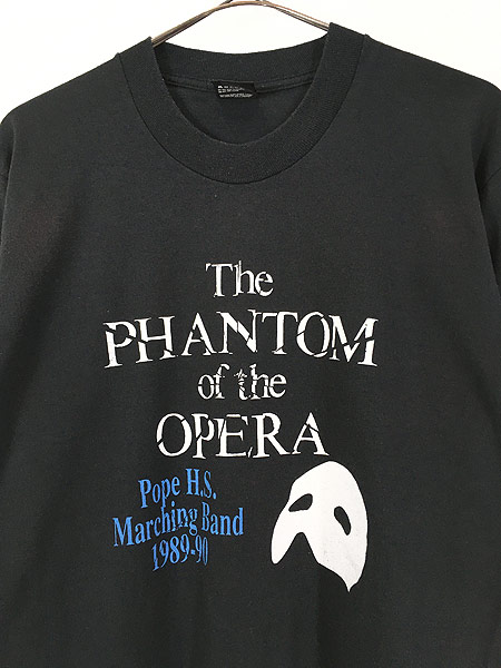 90s The phantom of the opera オペラ座の怪人Tシャツ - siyomamall.tj