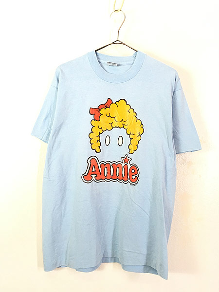 古着 90s USA製 Annie アニー ハイスクール ミュージカル 絵本 Tシャツ