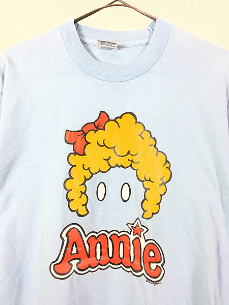 古着 90s USA製 Annie アニー ハイスクール ミュージカル 絵本 Tシャツ