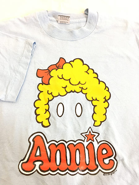 古着 90s USA製 Annie アニー ハイスクール ミュージカル 絵本 Tシャツ