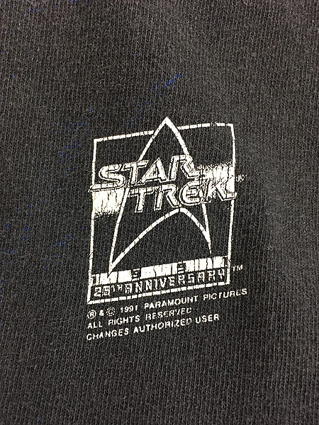 古着 90s USA製 STAR TREK スタートレック 「25th Anniversary」 宇宙