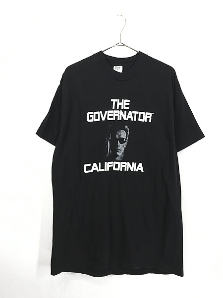 古着 00s 「THE GOVERNATOR CALIFORNIA」 シュワルツェネッガー ターミネーター 州知事 Tシャツ L 古着 - 古着 通販  ヴィンテージ 古着屋 Dracaena ドラセナ