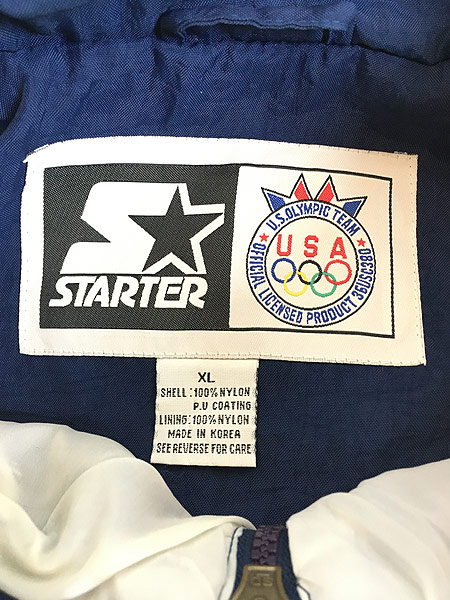 古着 90s STARTER製 イーグル USA 五輪 オリンピック ナイロン