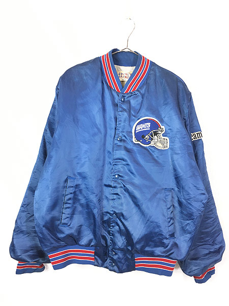 古着 80s USA製 NFL New York Giants ジャイアンツ パデット サテン