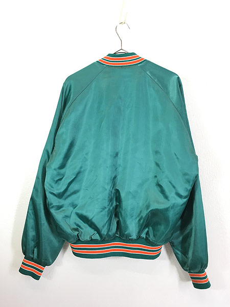 古着 80s USA製 Chalk Line NFL Miami Dolphins ドルフィンズ サテン