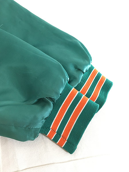 古着 80s USA製 Chalk Line NFL Miami Dolphins ドルフィンズ サテン 