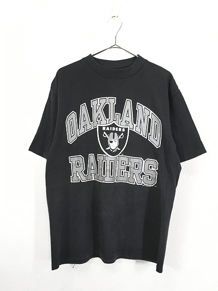古着 90s USA製 NFL Las Vegas Raiders レイダース BIG プリント Tシャツ L 古着 - 古着 通販 ヴィンテージ　 古着屋 Dracaena ドラセナ