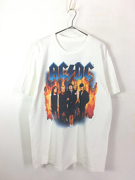 古着 00s AC/DC 「Stiff Upper Lip」 ツアー ヘヴィ メタル ロック バンド Tシャツ XL位 古着【30off】 - 古着  通販 ヴィンテージ　古着屋 Dracaena ドラセナ