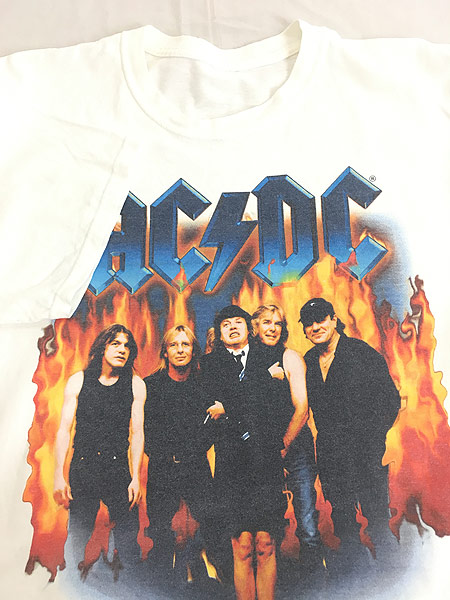 古着 00s AC/DC 「Stiff Upper Lip」 ツアー ヘヴィ メタル ロック バンド Tシャツ XL位 古着【30off】 - 古着  通販 ヴィンテージ　古着屋 Dracaena ドラセナ