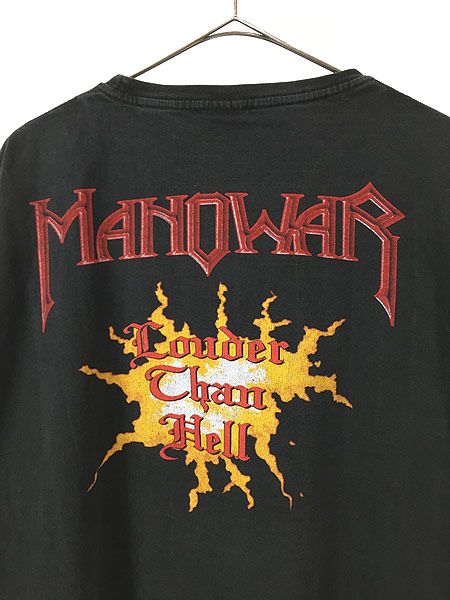 古着 90s MANOWAR 「Louder Than Hell」 ヘヴィ メタル ロック バンド